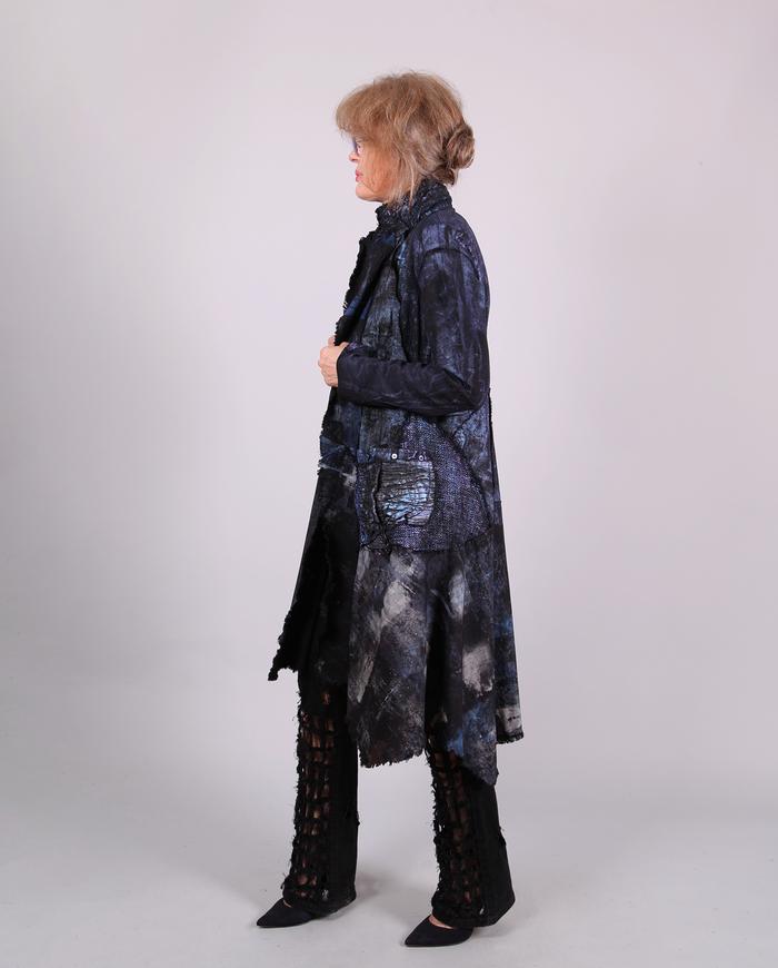 'geometry of modern elegance' kaftan jacket