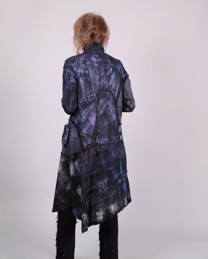 'geometry of modern elegance' kaftan jacket