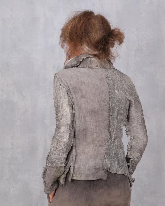 'an ode to texture' ultra modern couture jacket