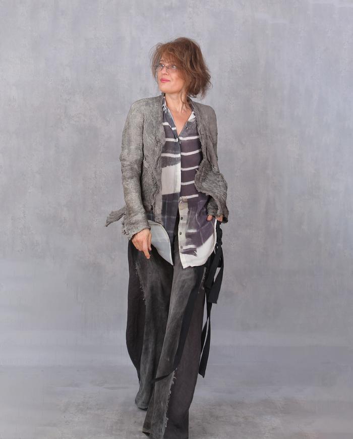 'an ode to texture' ultra modern couture jacket
