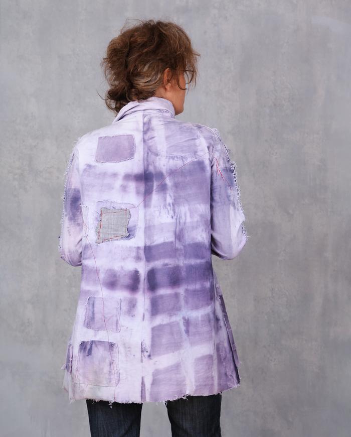 'shapes study' couture painted jacket