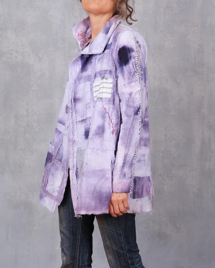 'shapes study' couture painted jacket