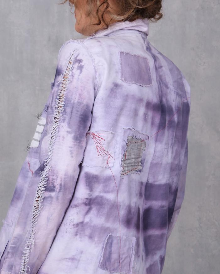 'shapes study' couture painted jacket