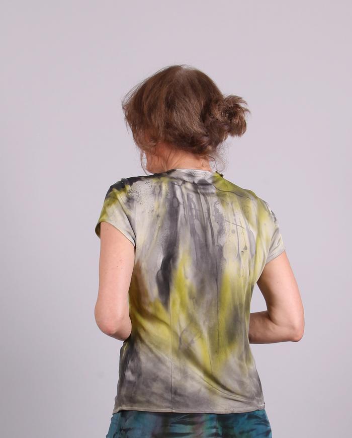 'a chilled apple' cap sleeve fluid blouse