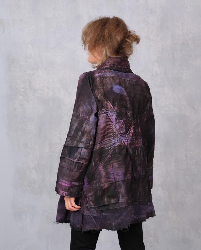 'purple commotion' lightweight cotton jacket