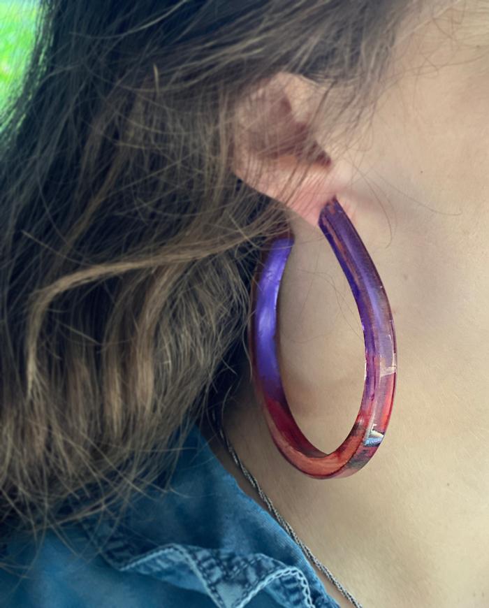 'the big loop hoop' earrings