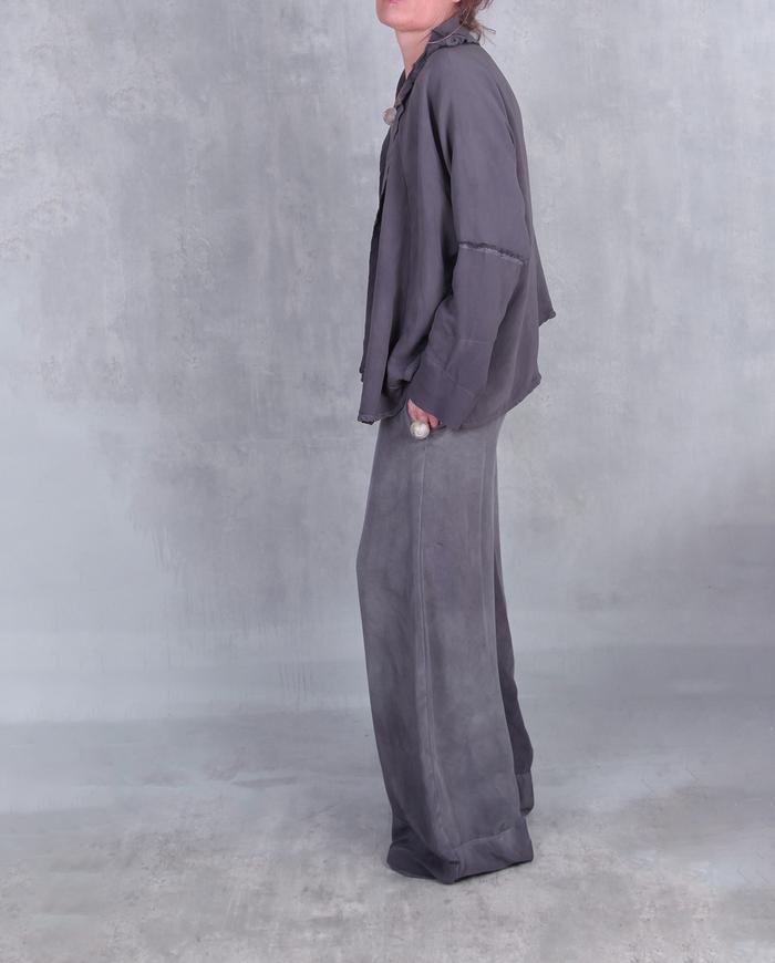 'the only pants you need' one-size heavy silk pants