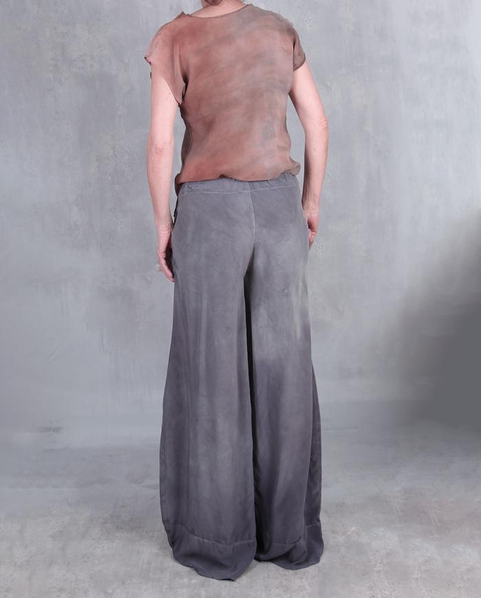 'the only pants you need' one-size heavy silk pants