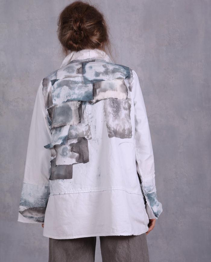 'from ocean to shore' layered summer jacket
