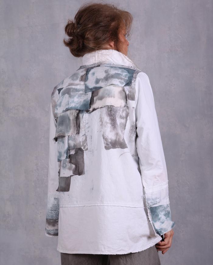 'from ocean to shore' layered summer jacket