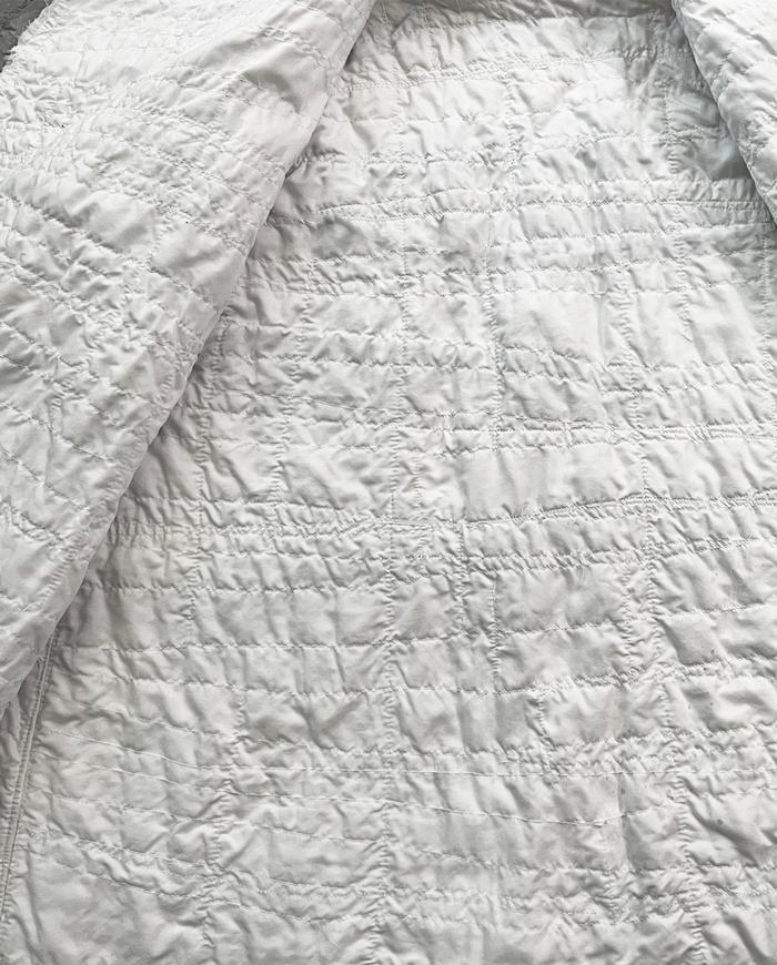 'white waves' fully layered art jacket