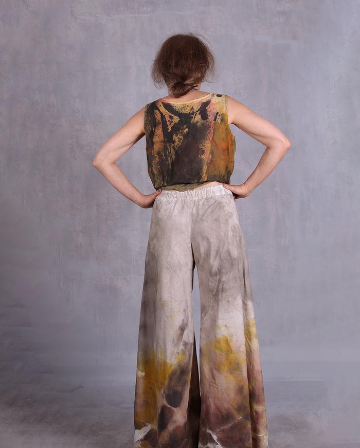 'moving with the sun' one-size light cotton pants