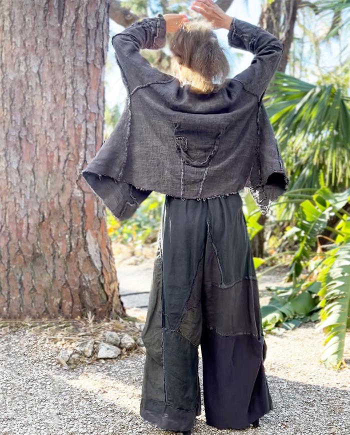 'feeling so free' roomy detailed pants