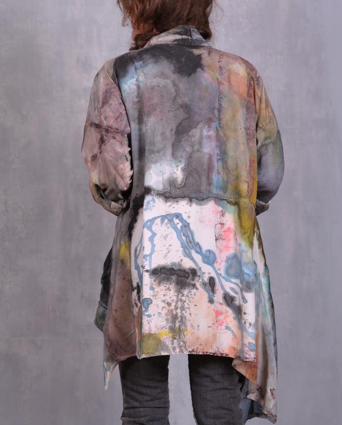 'with lots of bells on' avant-garde asymmetrical tunic