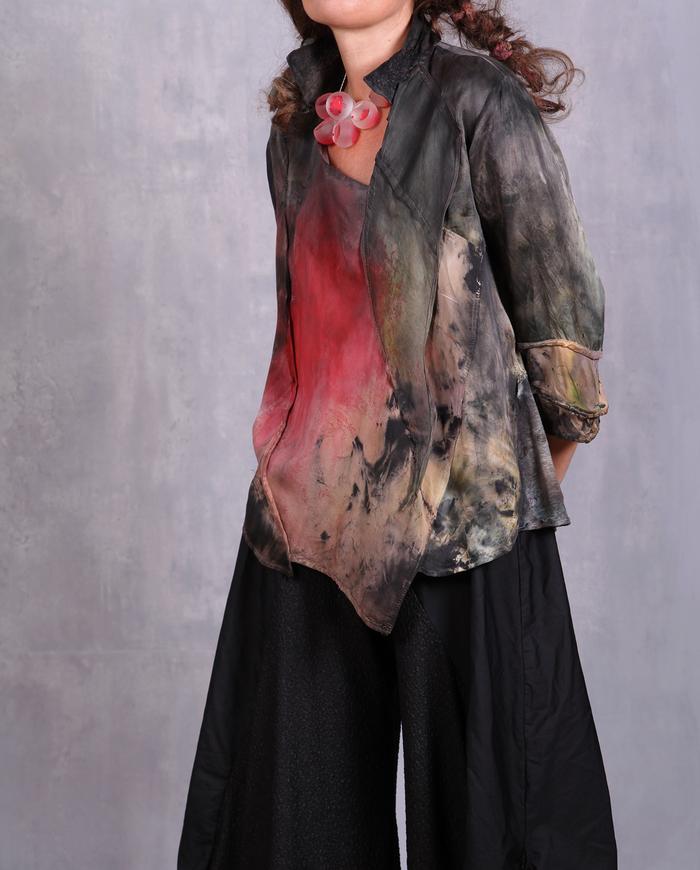 'ripples in the atmosphere' asymmetrical bold top