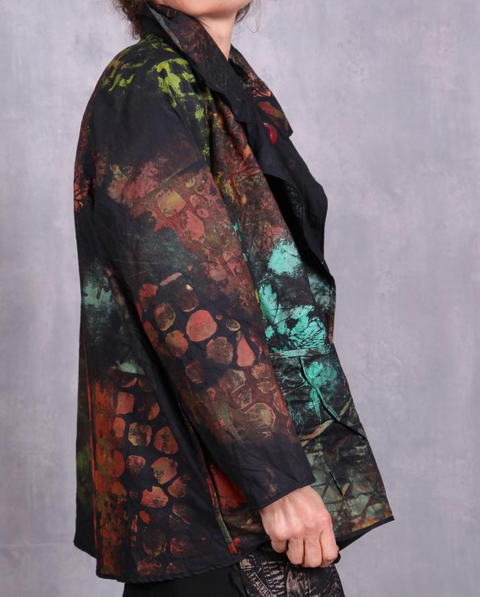 'midsummer night story' lightweight hand-painted jacket