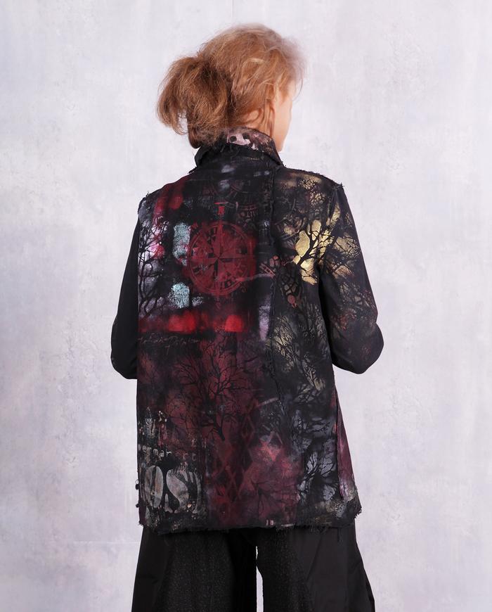 'the carousel of dreams' hand-painted art jacket