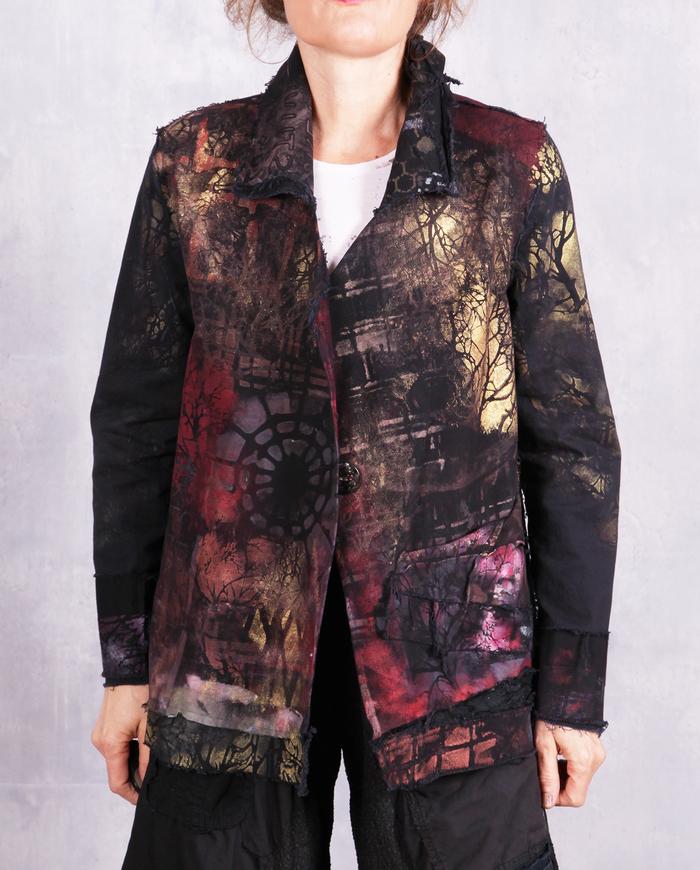 'the carousel of dreams' hand-painted art jacket