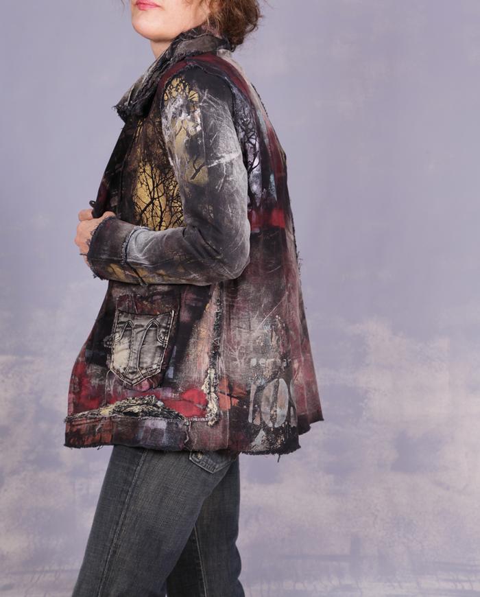 'the carousel of dreams' hand-painted art jacket