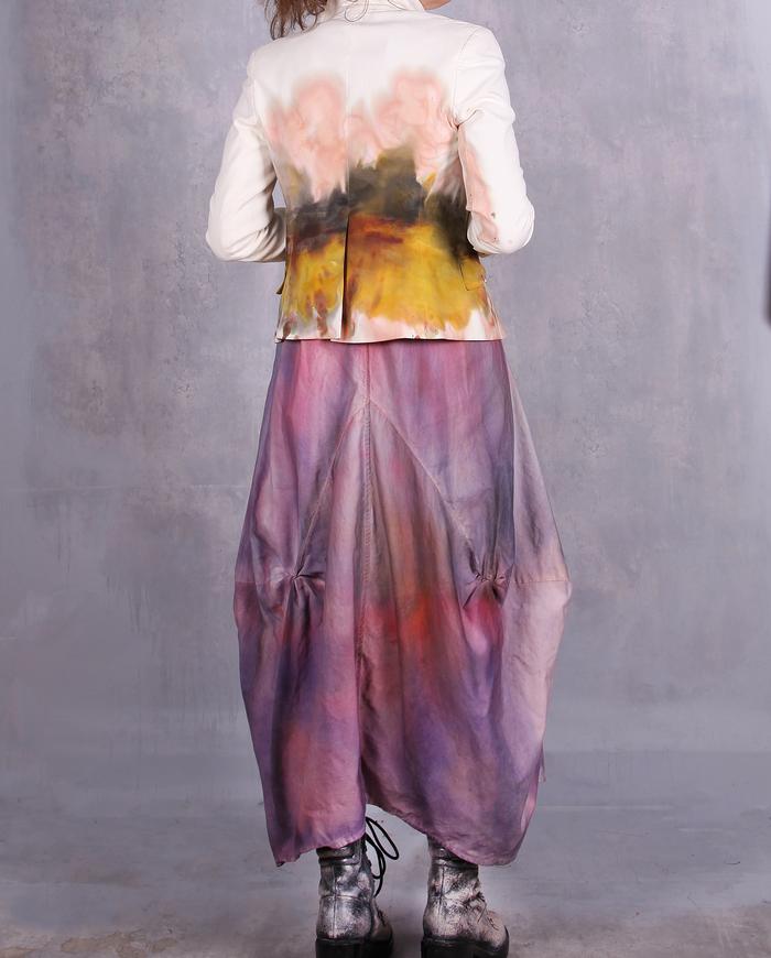 'in a magenta haze' full bottom maxi dress