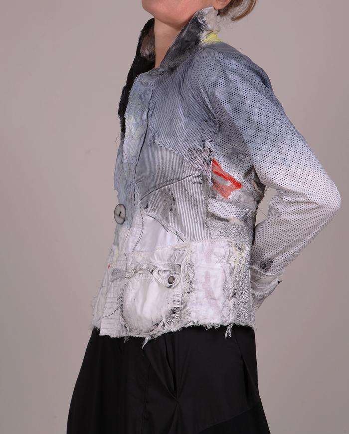 'it's the seashore calling' ultra detailed fitted jacket
