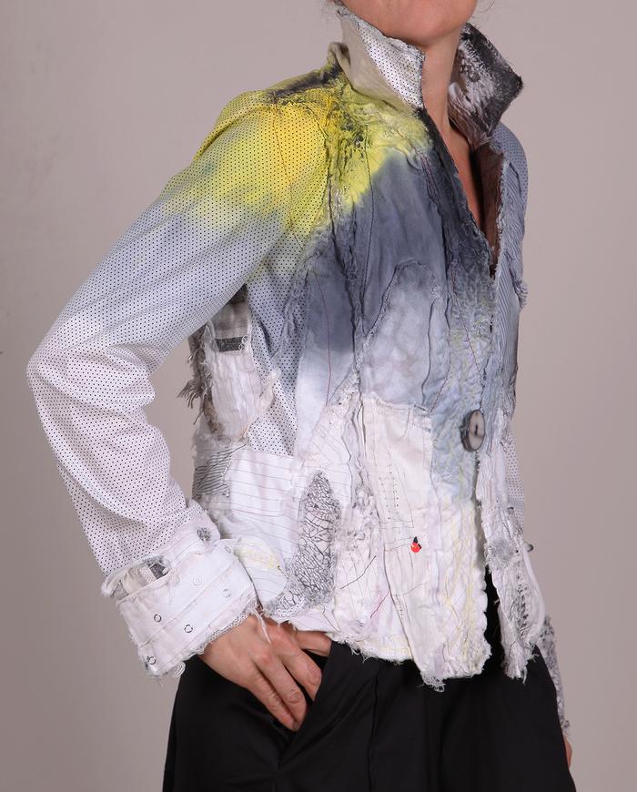 'it's the seashore calling' ultra detailed fitted jacket