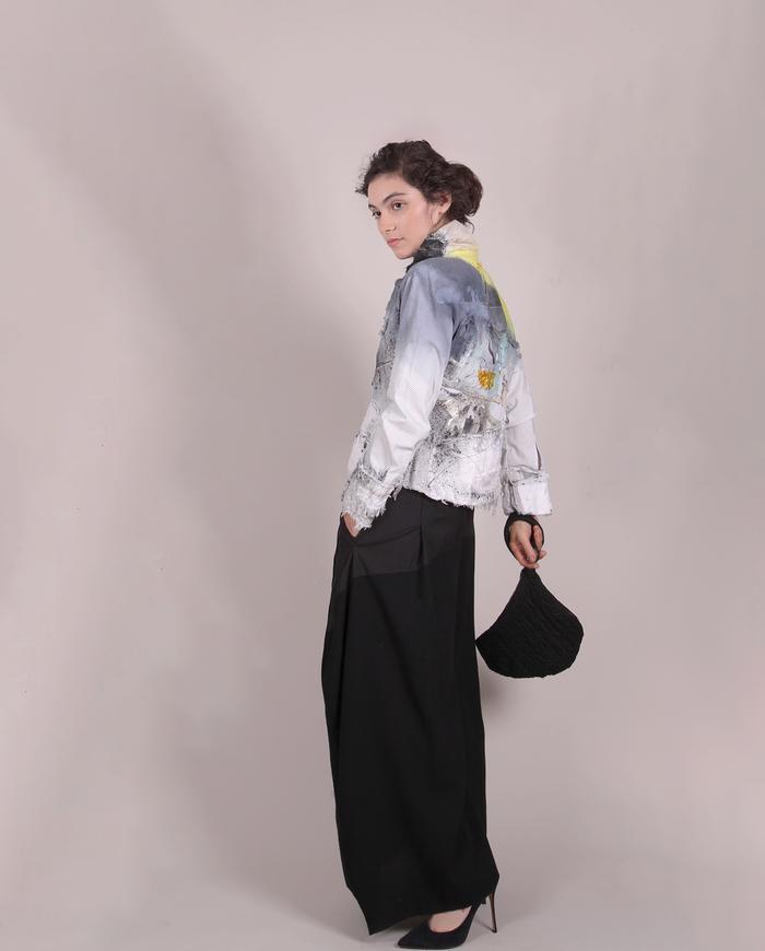 'it's the seashore calling' ultra detailed fitted jacket