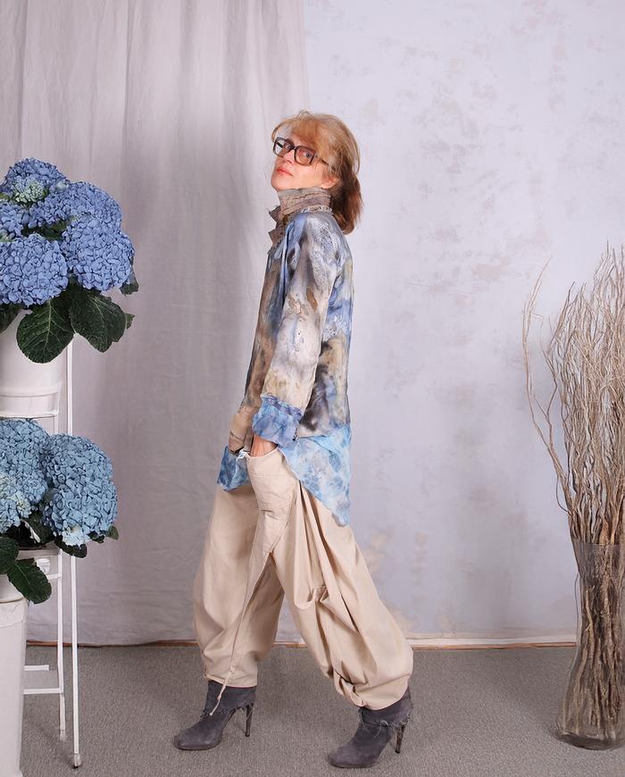 'daily blooming' neutral khaki cotton bloomers