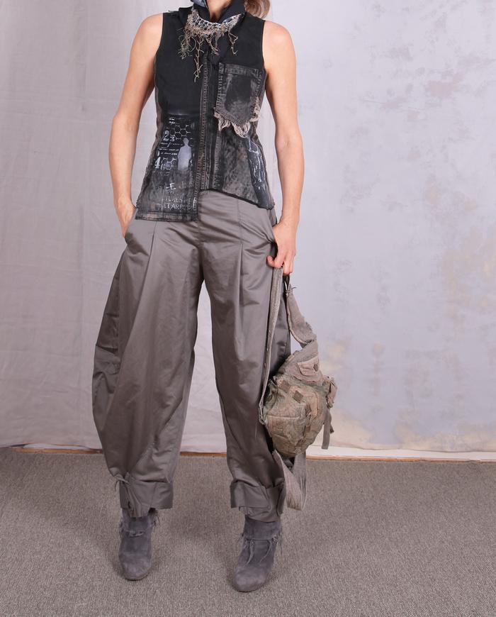 'from bloom to boom' exaggerated flared boomer pants