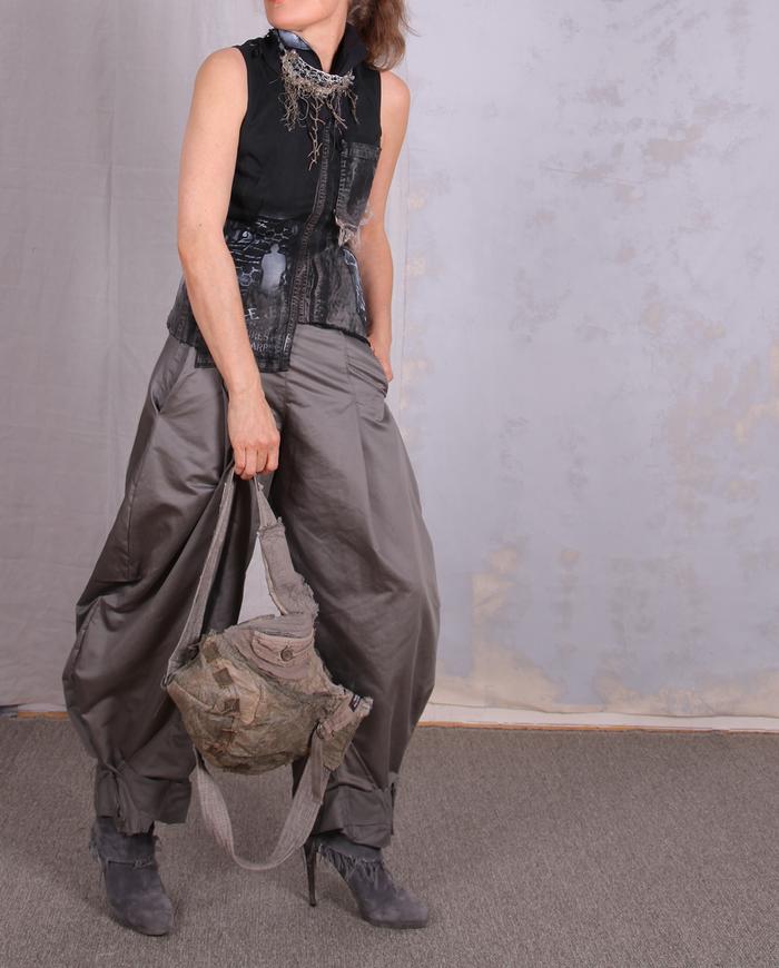 'from bloom to boom' exaggerated flared boomer pants
