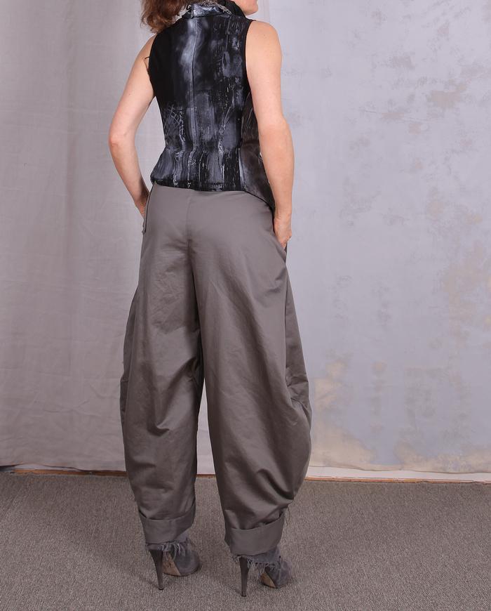 'from bloom to boom' exaggerated flared boomer pants