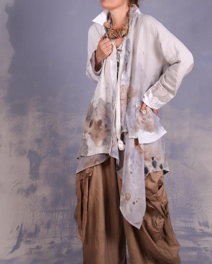'so many in one' one size layering asymmetrical top or jacket