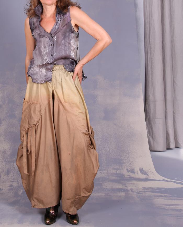 'angular storm be-coming' sculptural avant-garde blouse/vest