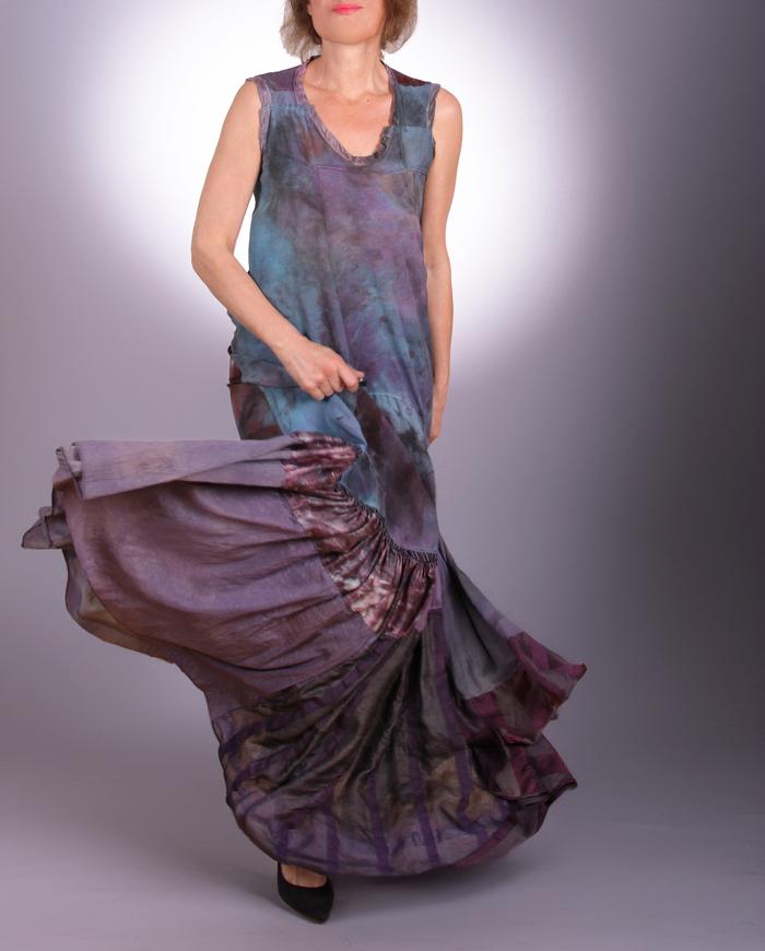 'for the love of twirling' tiered maxi dress