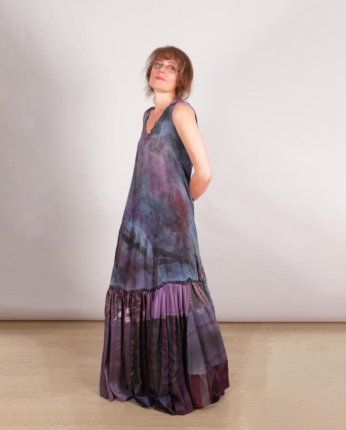 'for the love of twirling' tiered maxi dress