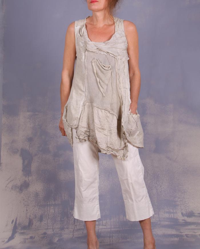 'running through flaxen fields' detailed summer top