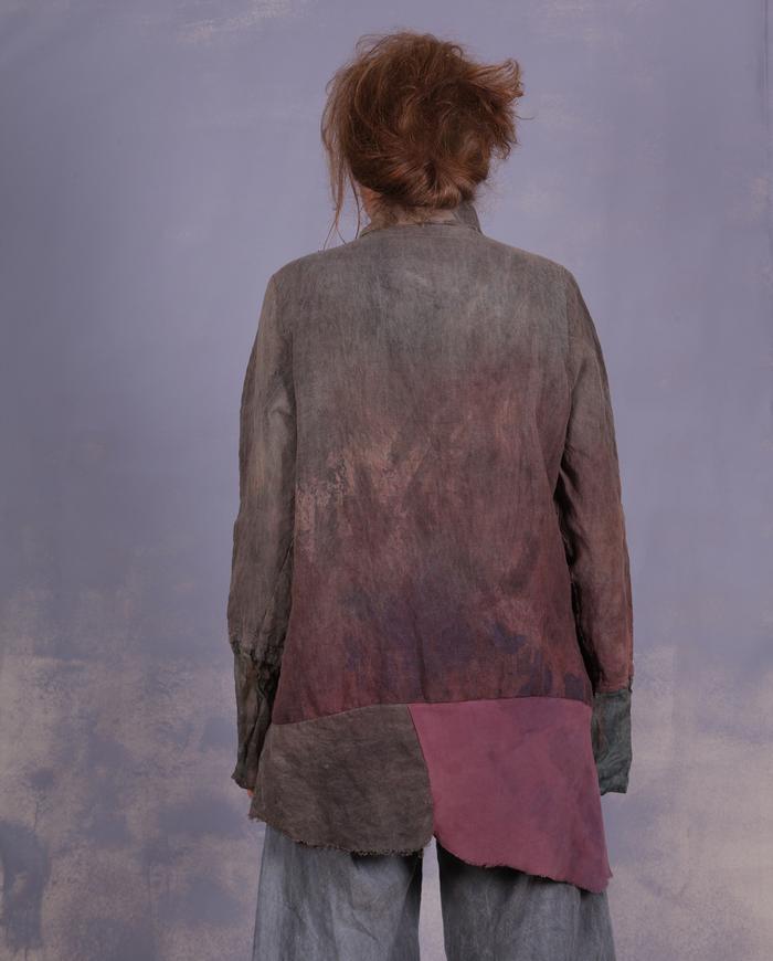'on a forest path' detailed nature shades top/tunic
