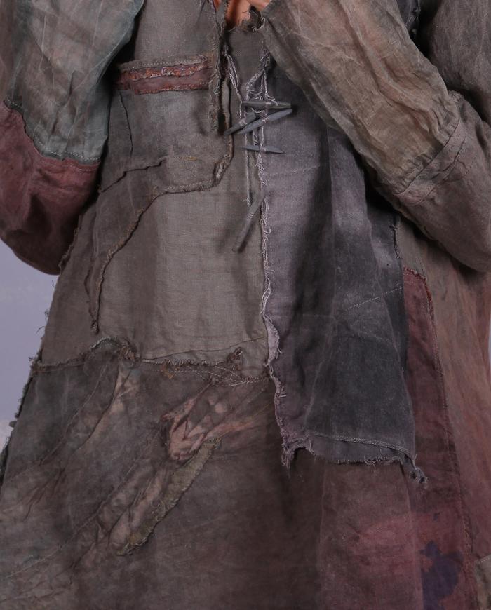 'on a forest path' detailed nature shades top/tunic