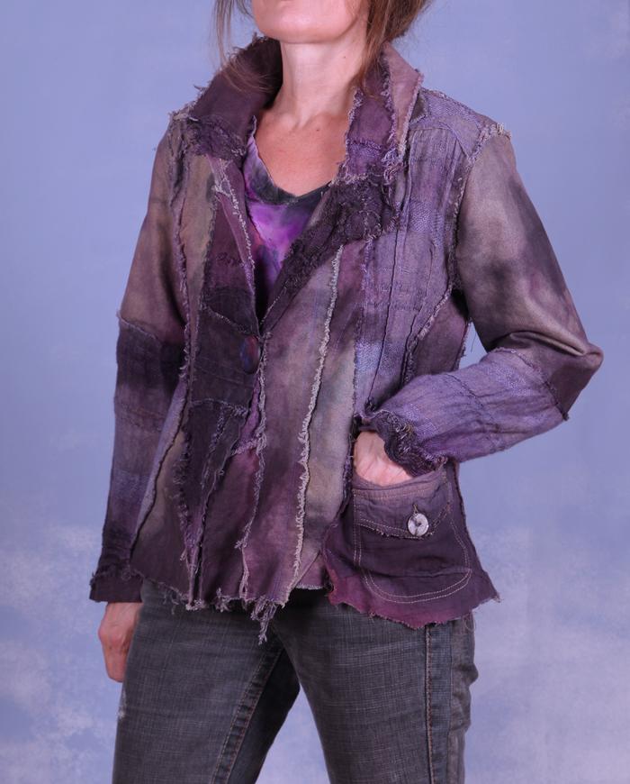 'night shadows are falling' detailed modern art jacket
