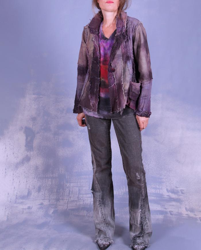 'night shadows are falling' detailed modern art jacket