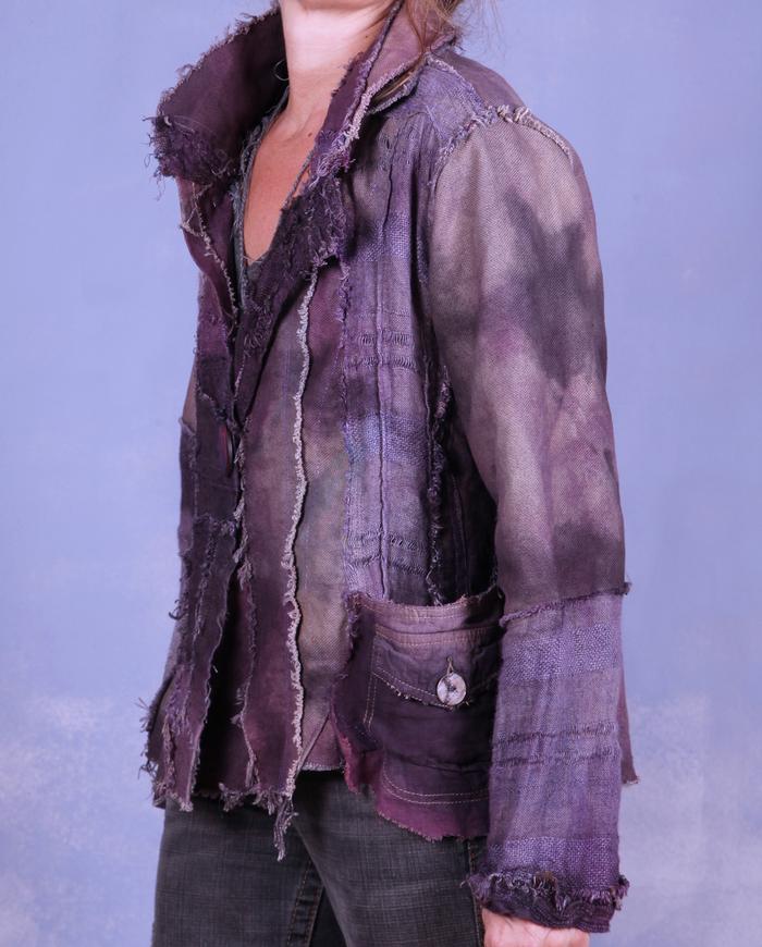'night shadows are falling' detailed modern art jacket