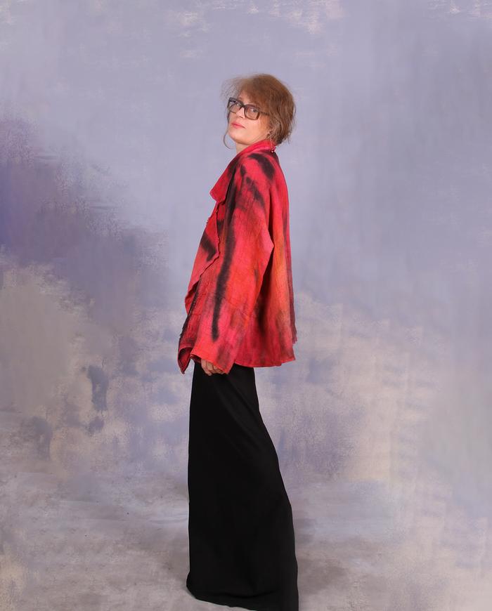 'if colors could talk' one size hand-painted jacket