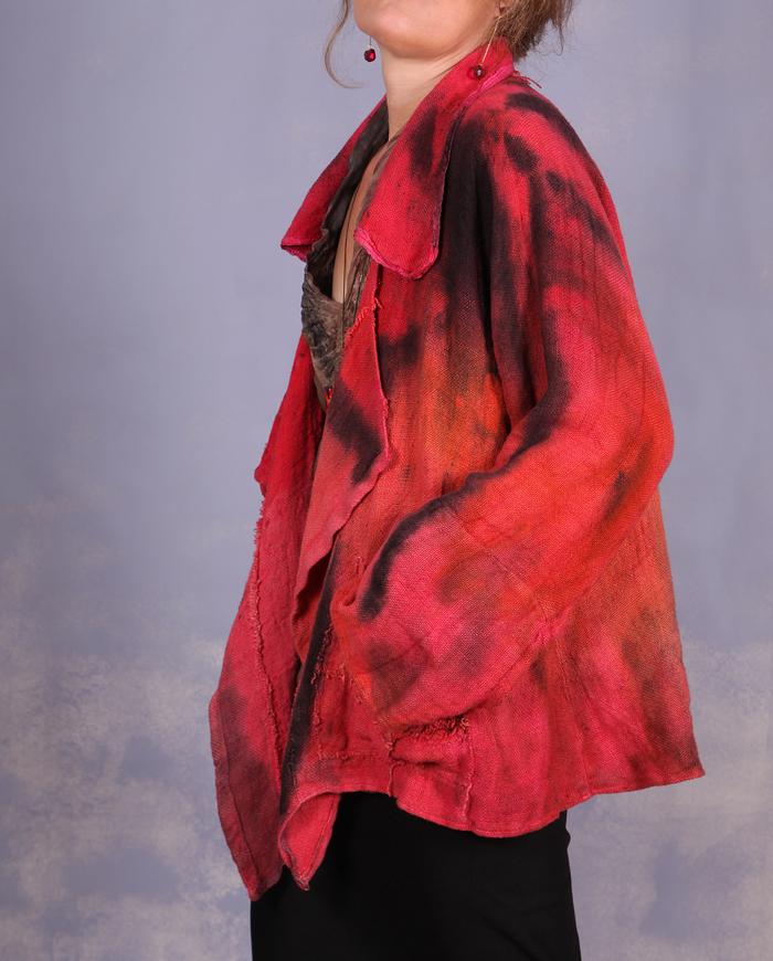 'if colors could talk' one size hand-painted jacket