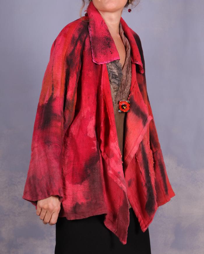 'if colors could talk' one size hand-painted jacket