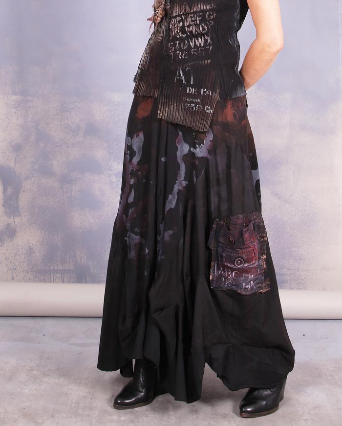 'swinging in a circle' full maxi skirt