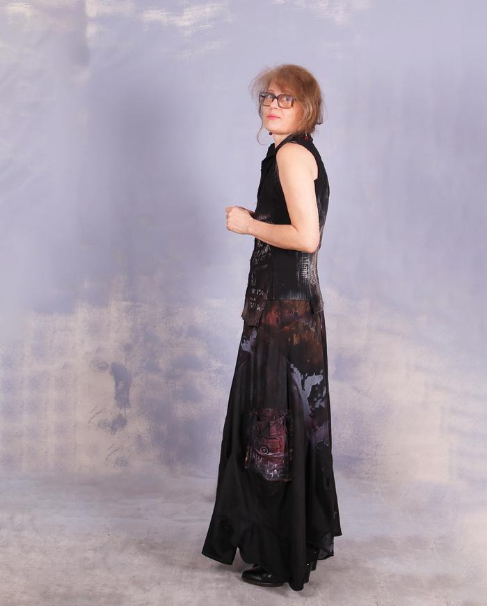 'swinging in a circle' full maxi skirt