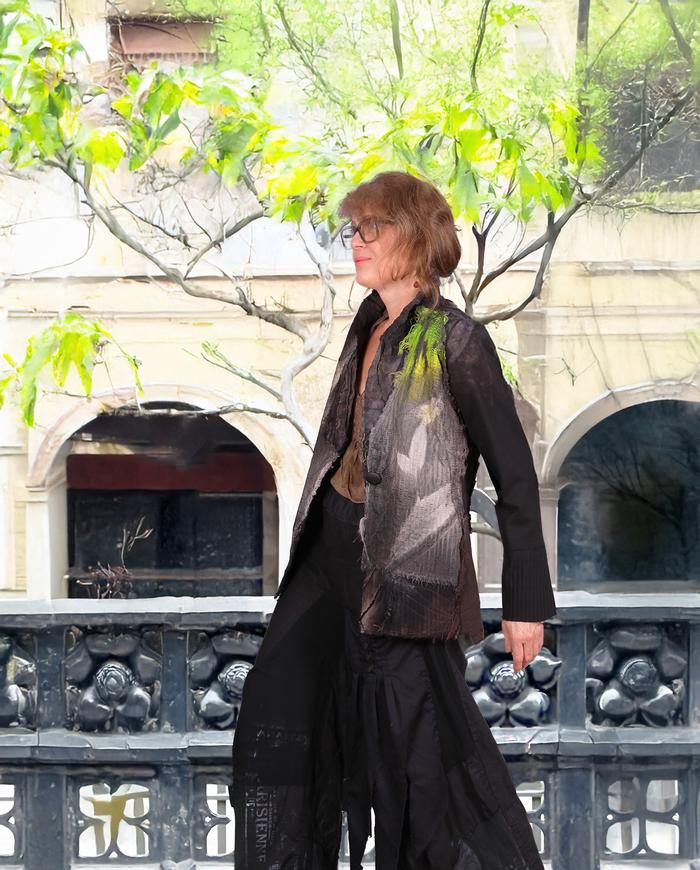 'on the rocks with a wedge of lime' detailed modern jacket