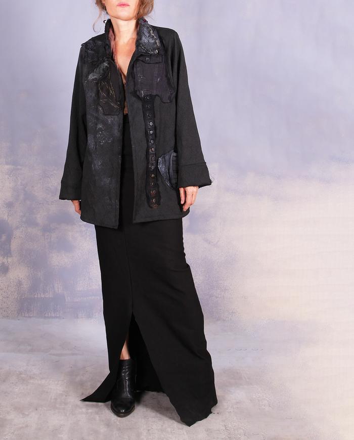 'modern daily comfort' black jacket/coat