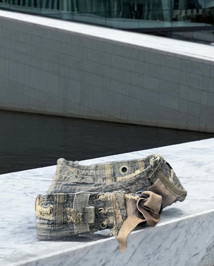 'hip olive drab' detailed modern belt