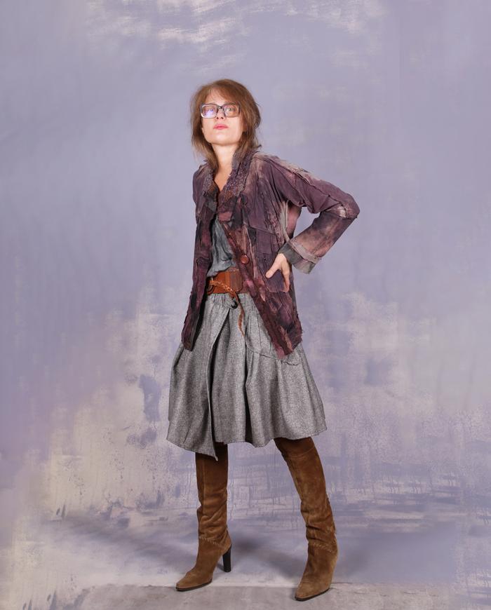 'it's a wrap' fall/winter asymmetrical full skirt